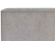 Wasserbett Stoff LINARDS 180 x 200 cm Grau_980485