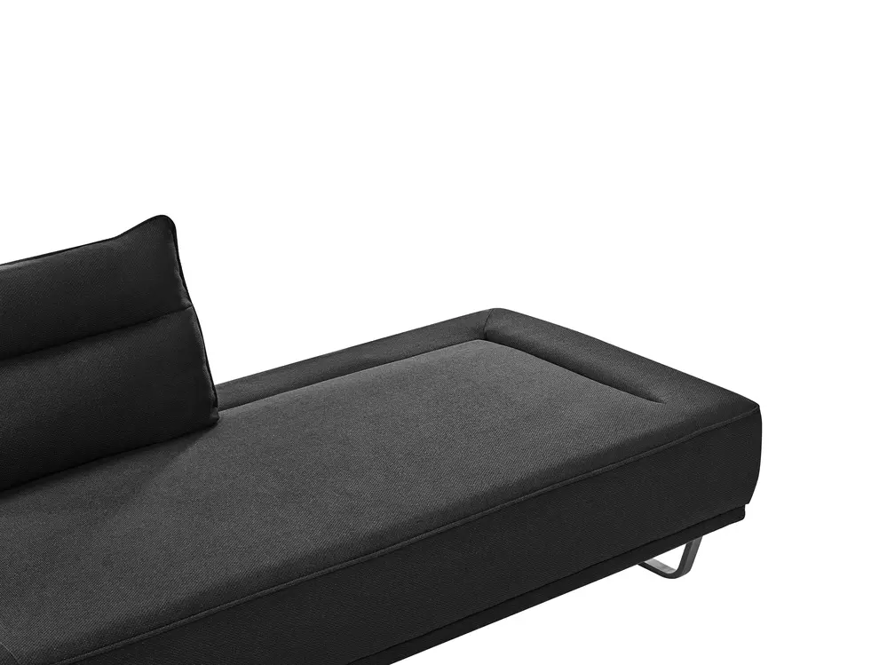 Sofa 3-Sitzer FAXEN Stoff Schwarz_1025176