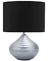 Tischlampe KUBAN Keramik Silber