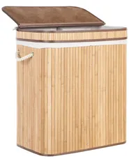 Wäschekorb KALTHOTA Bambus Hellbraun 100 L_849158