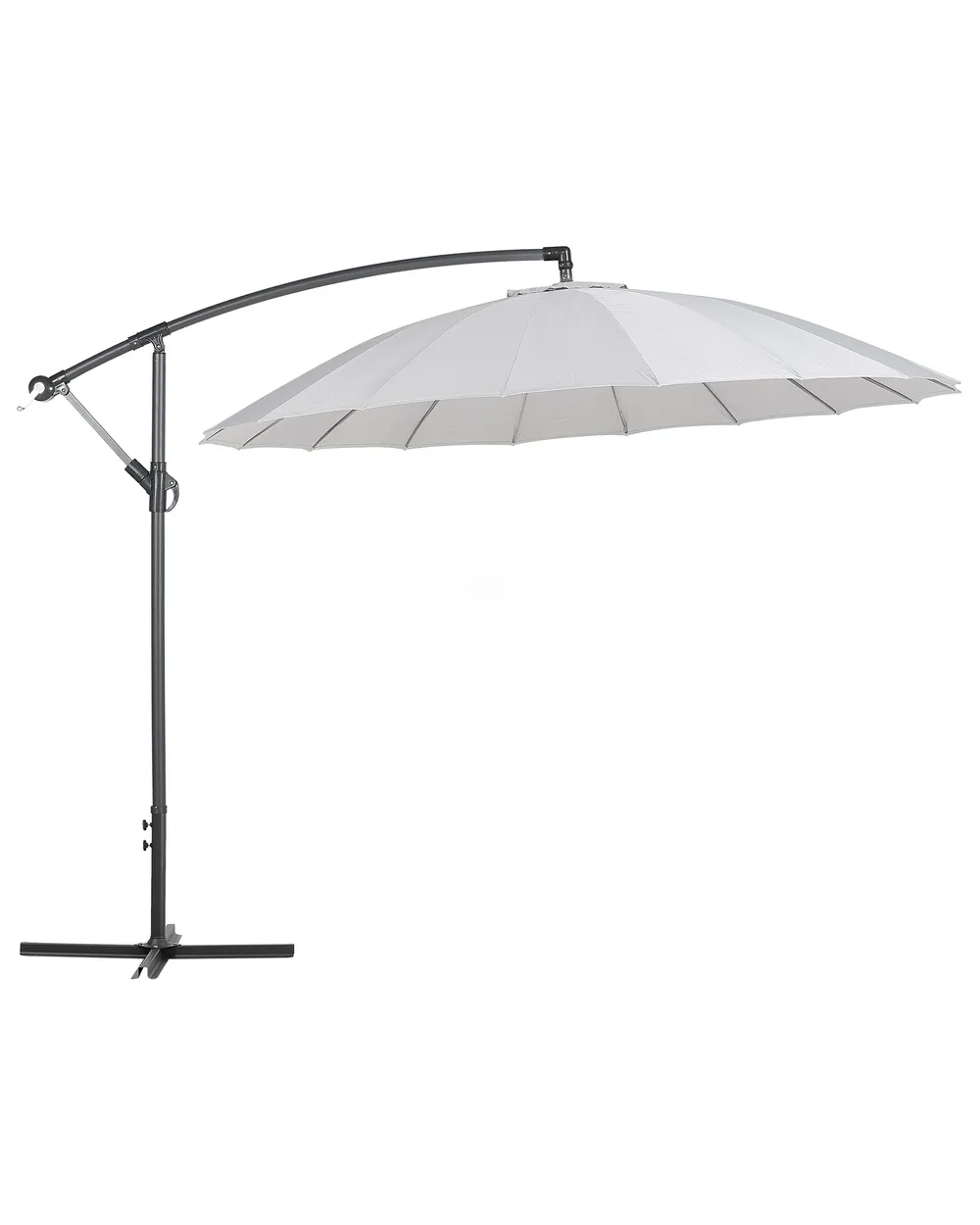 Ampelschirm 268 cm CALABRIA II Hellgrau