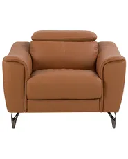 Armchair NARWIK Leather Brown_720578
