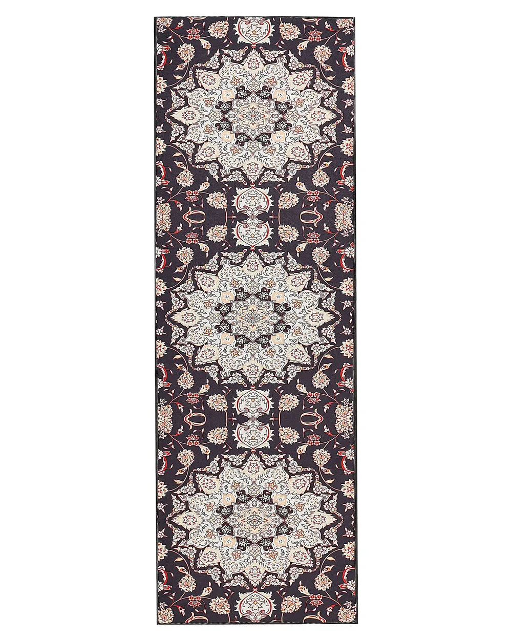Teppich ARITAS Schwarz 80 x 240 cm