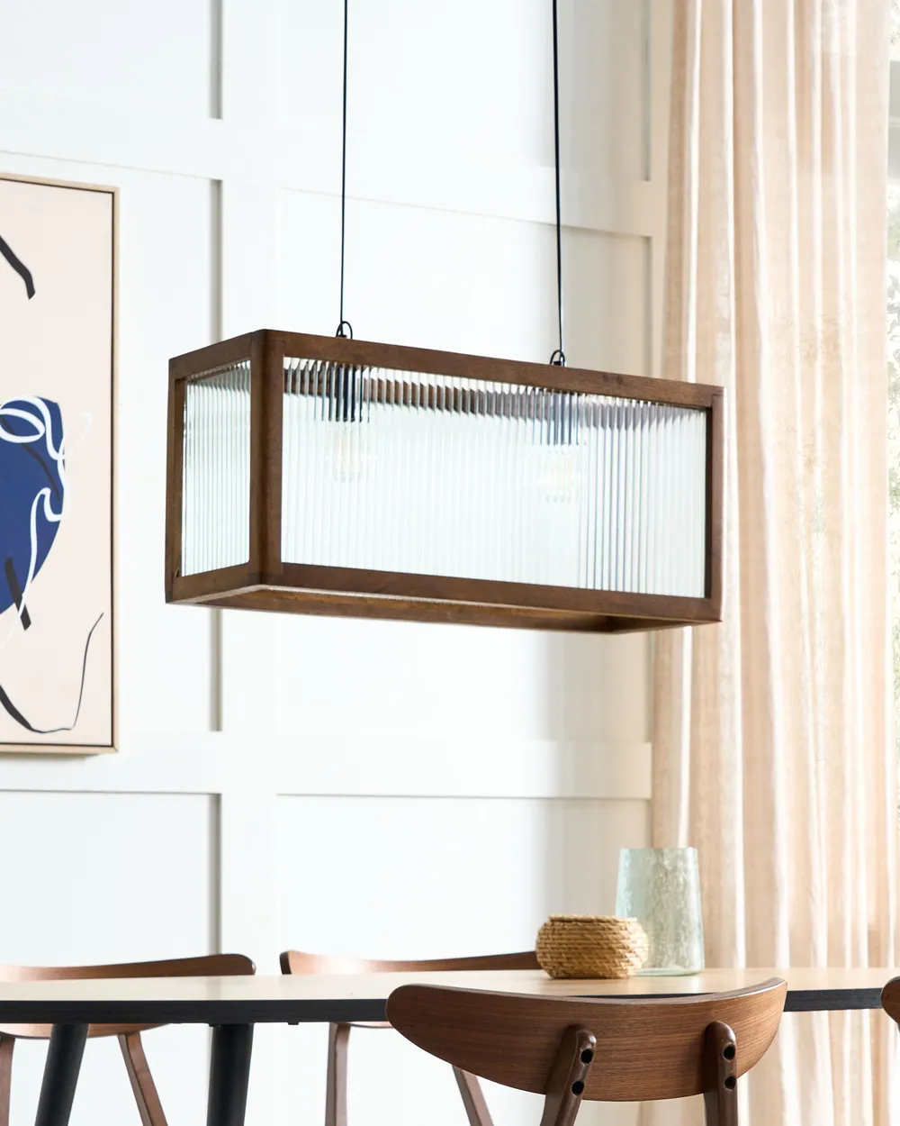 Pendant Lamp PENNA Mango Wood Brown_867701