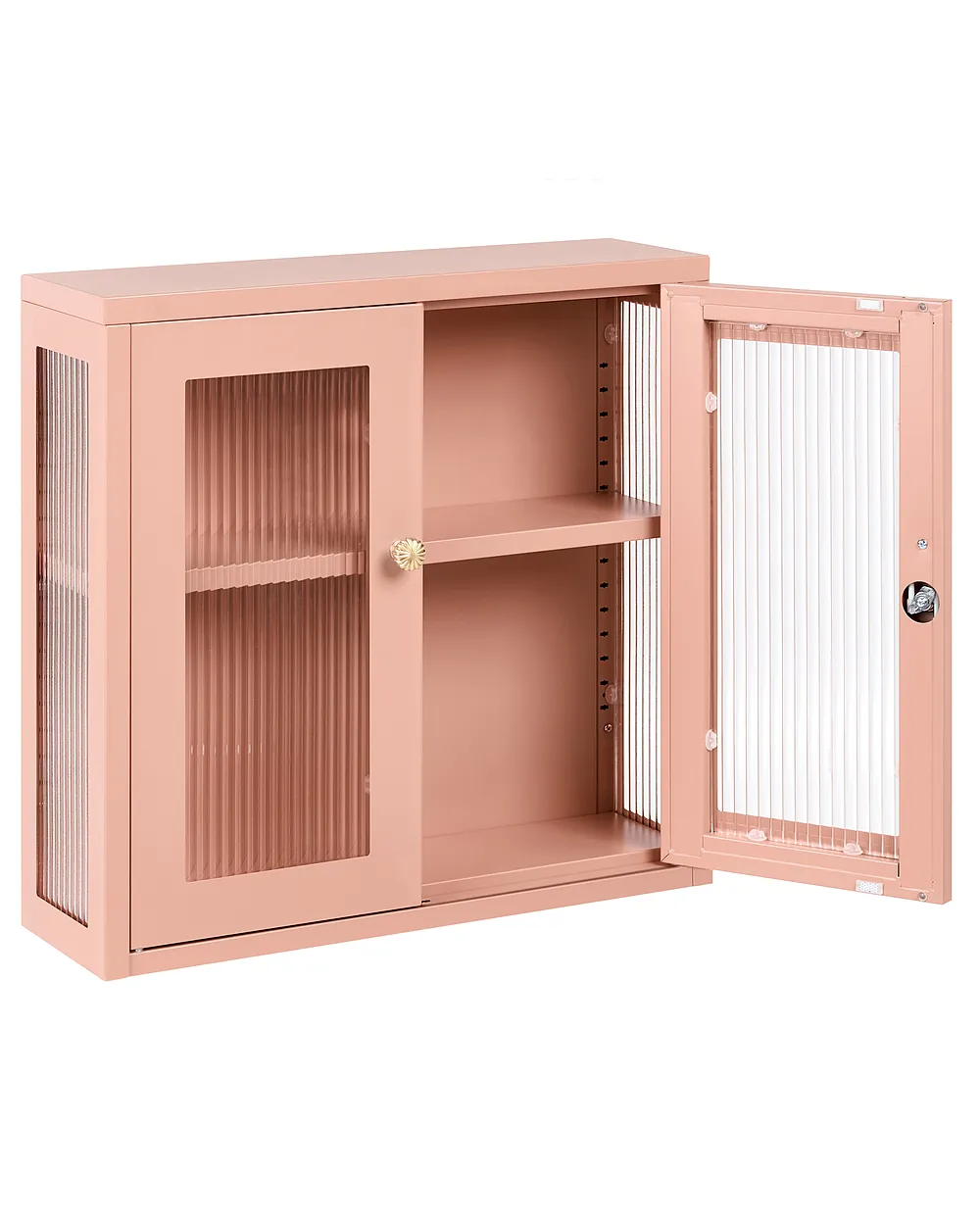 Wandschrank HARLYN 60 cm Metall Pfirsichrosa_1160900