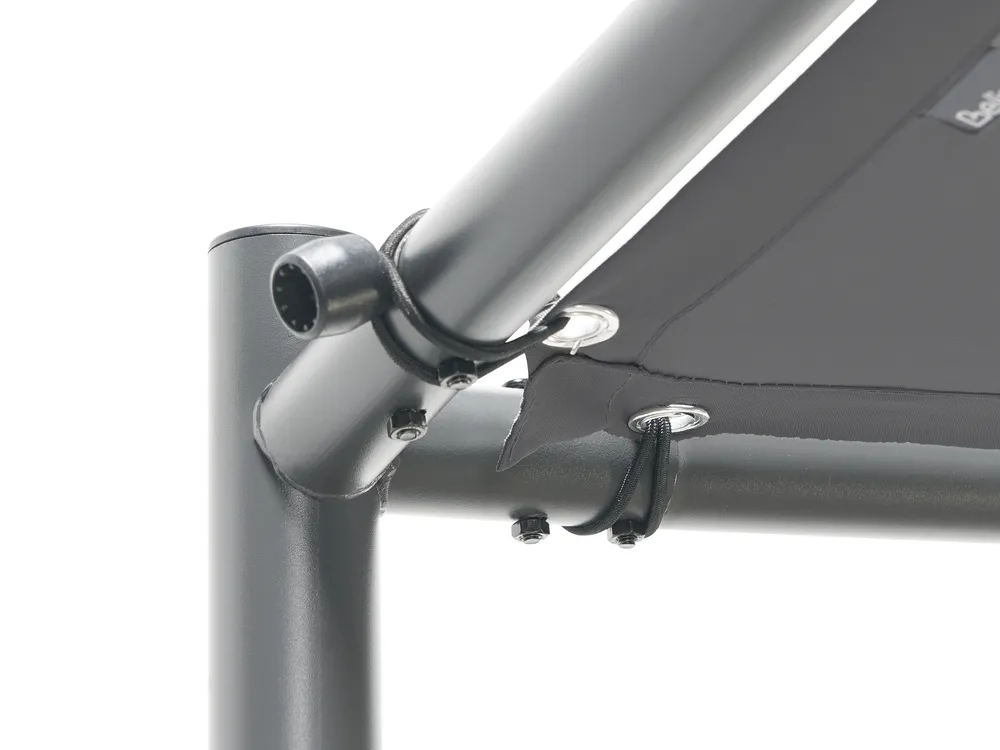 Pavillon VIMINO 282 cm 294 cm Metall Dunkelgrau_957631