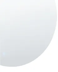 LED Bathroom Mirror ANOST 107 cm 90 cm Silver_1093736