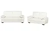 Sofa Set 5-Sitzer VOGAR Kunstleder Cremeweiß