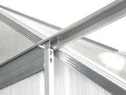 Gewächshaus APULIA 191 cm 190 cm Silber_1005242