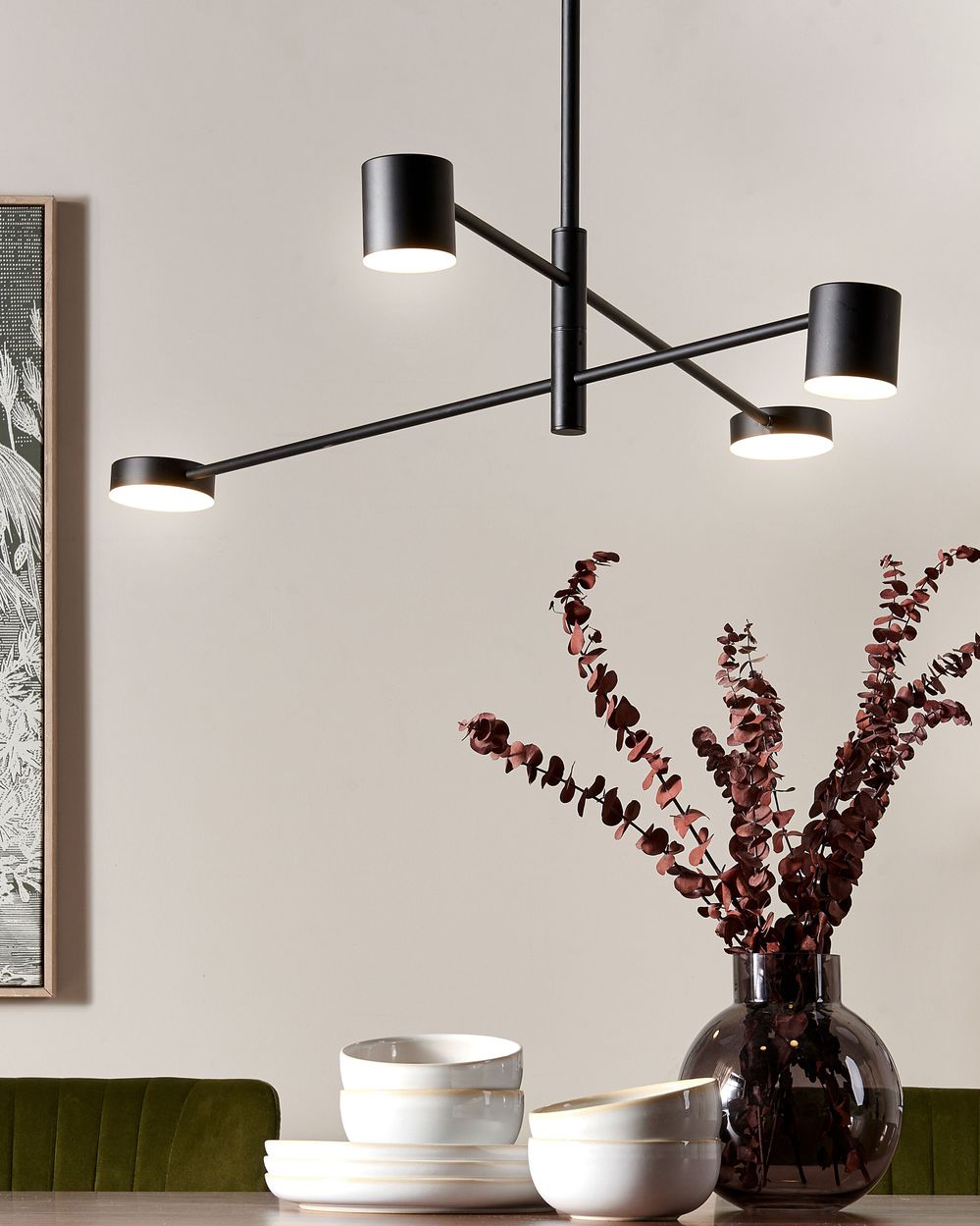 Hanglamp BANDON Metaal Zwart