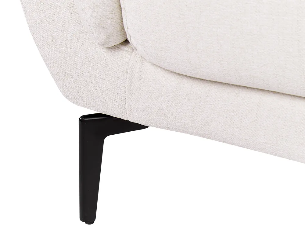 Sofa 3-Sitzer KANSSELI Stoff Hellbeige_951045