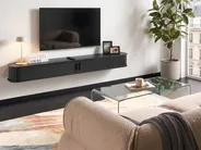 Wandmontierter TV-Schrank BRADLEY Schwarz_1059701