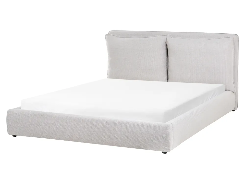 Bed Fabric BAJONNA 160 x 200 cm (EU King Size) Light Grey