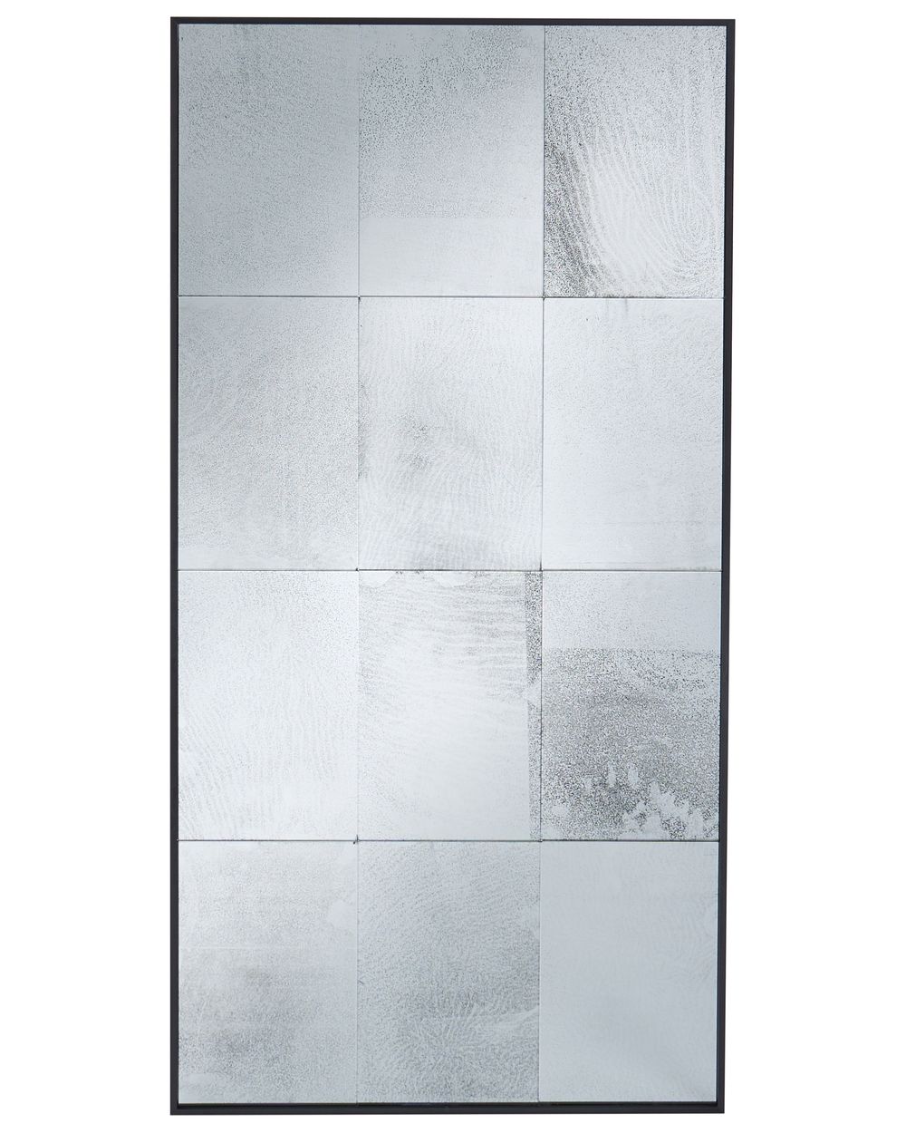 Zrcalo CALMONT 60 cm 120 cm Steklo Črna