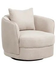 Drehsessel ANDALEN Stoff Hellbeige_966876
