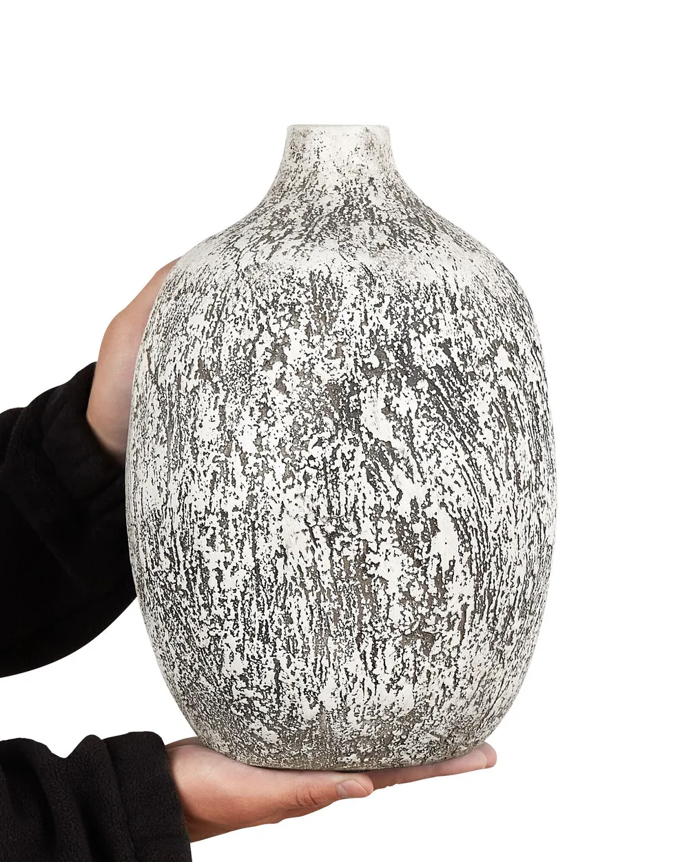 Blumenvase VIGO 36 cm Keramik Grau_867393