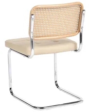 Esszimmerstuhl 2er Set ETHETE Kunstleder Hellbeige_1080602