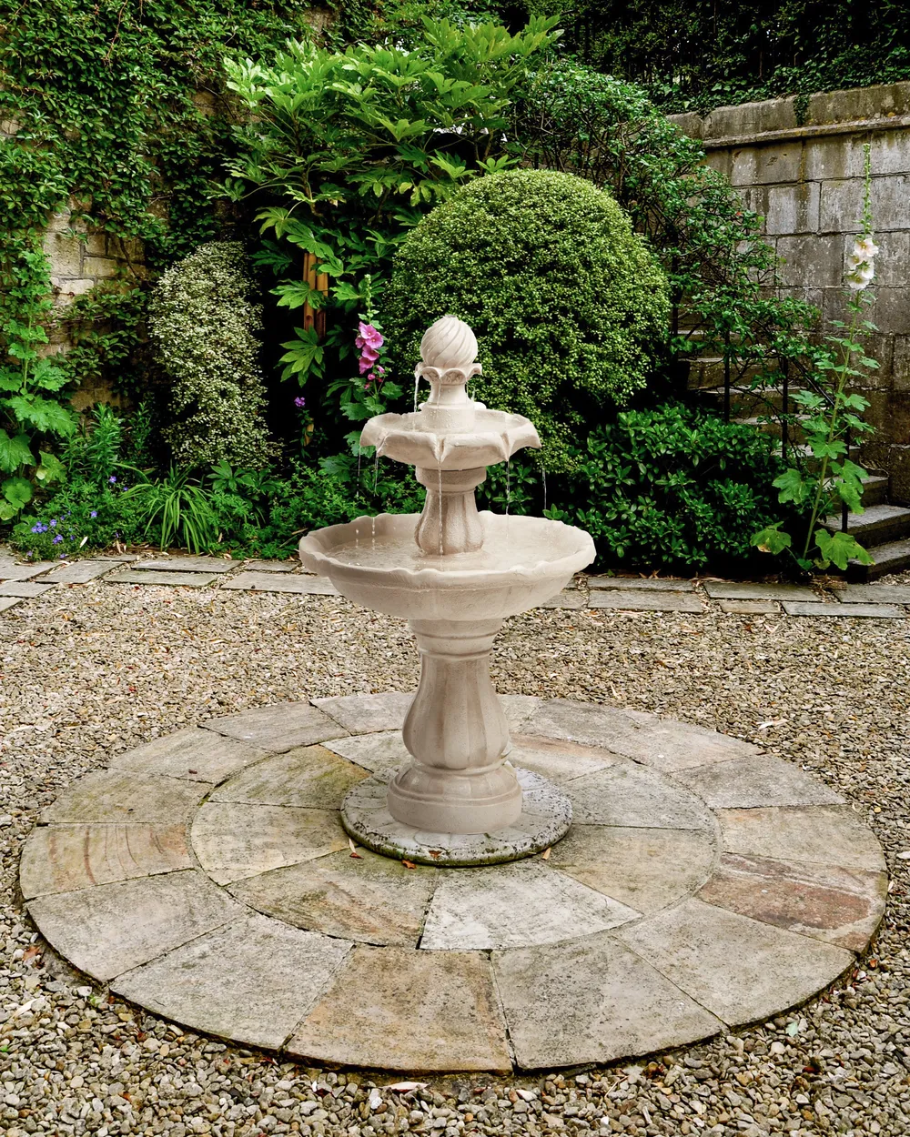 Gartenbrunnen LIMBARA Hellbeige