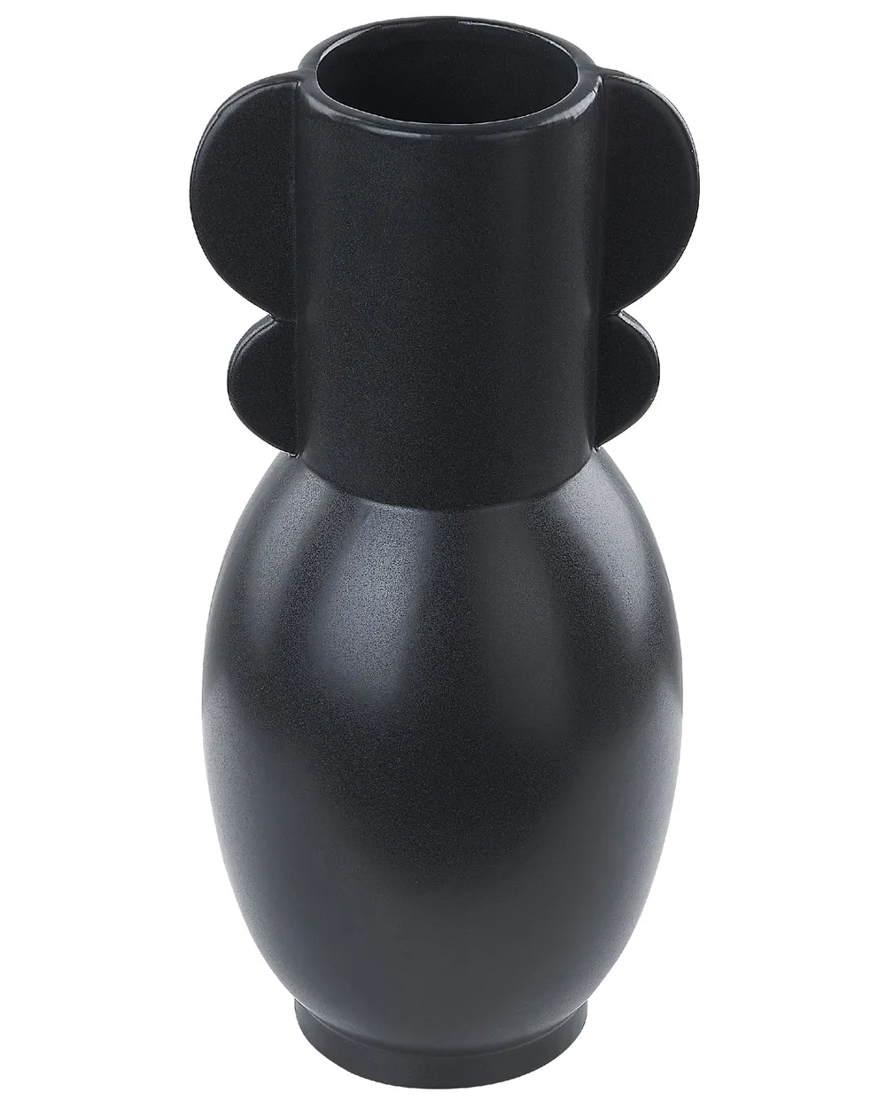 Flower Vase MYTILENE 29 cm Ceramic Black