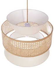 Pendant Lamp LUYANO Rattan Beige_891601