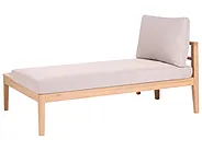 Garden Lounge Set with Table 3 Seater TALLA Acacia Wood Light Brown_1153660