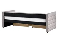 Daybed with Storage MARRAY Velvet Light Grey 90 x 200 cm (EU Single)_1069219