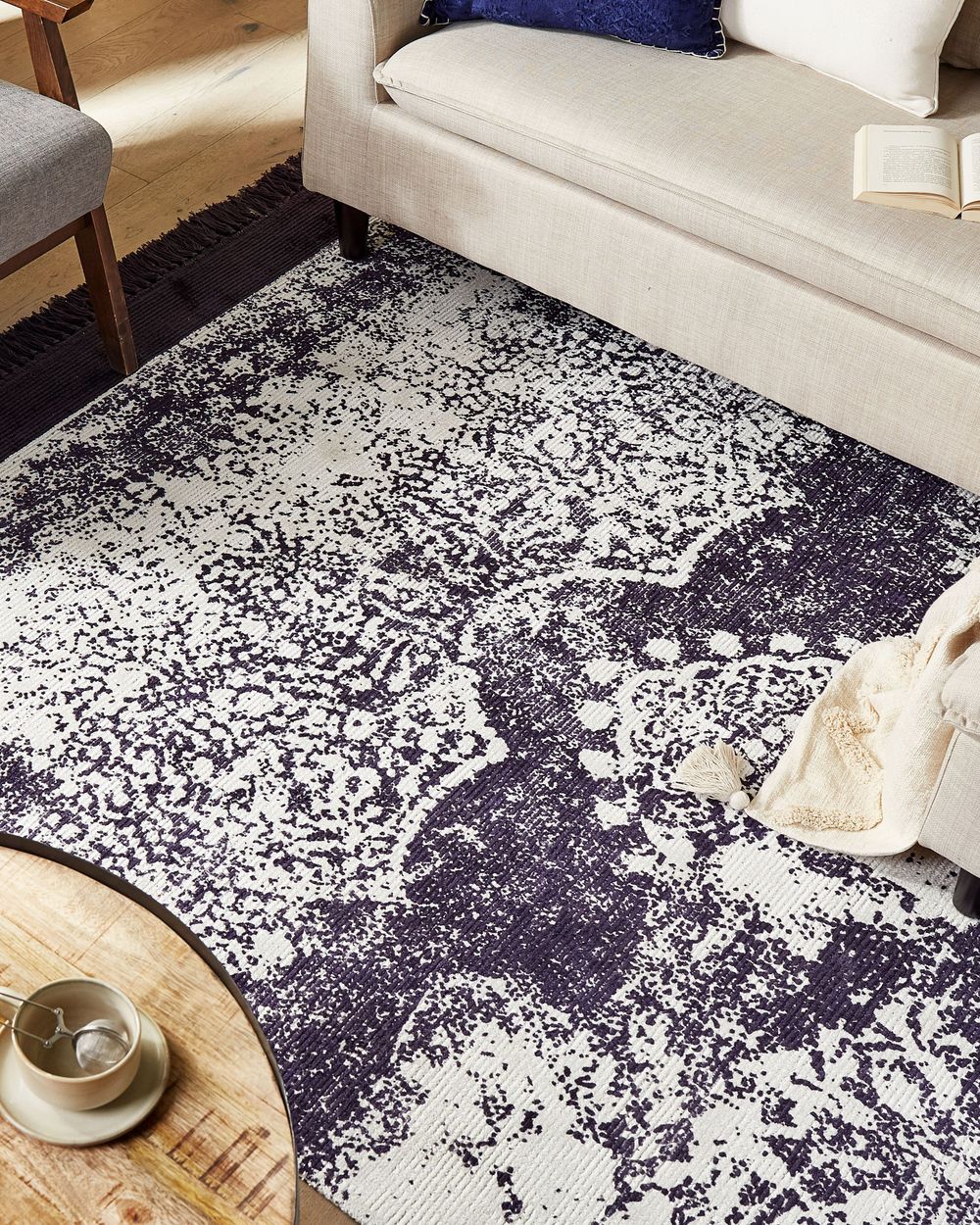 Rug AKARSU Violet 160 x 230 cm Viscose