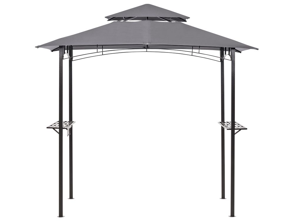 Gazebo NARO 240 cm 148 cm Metal Grey