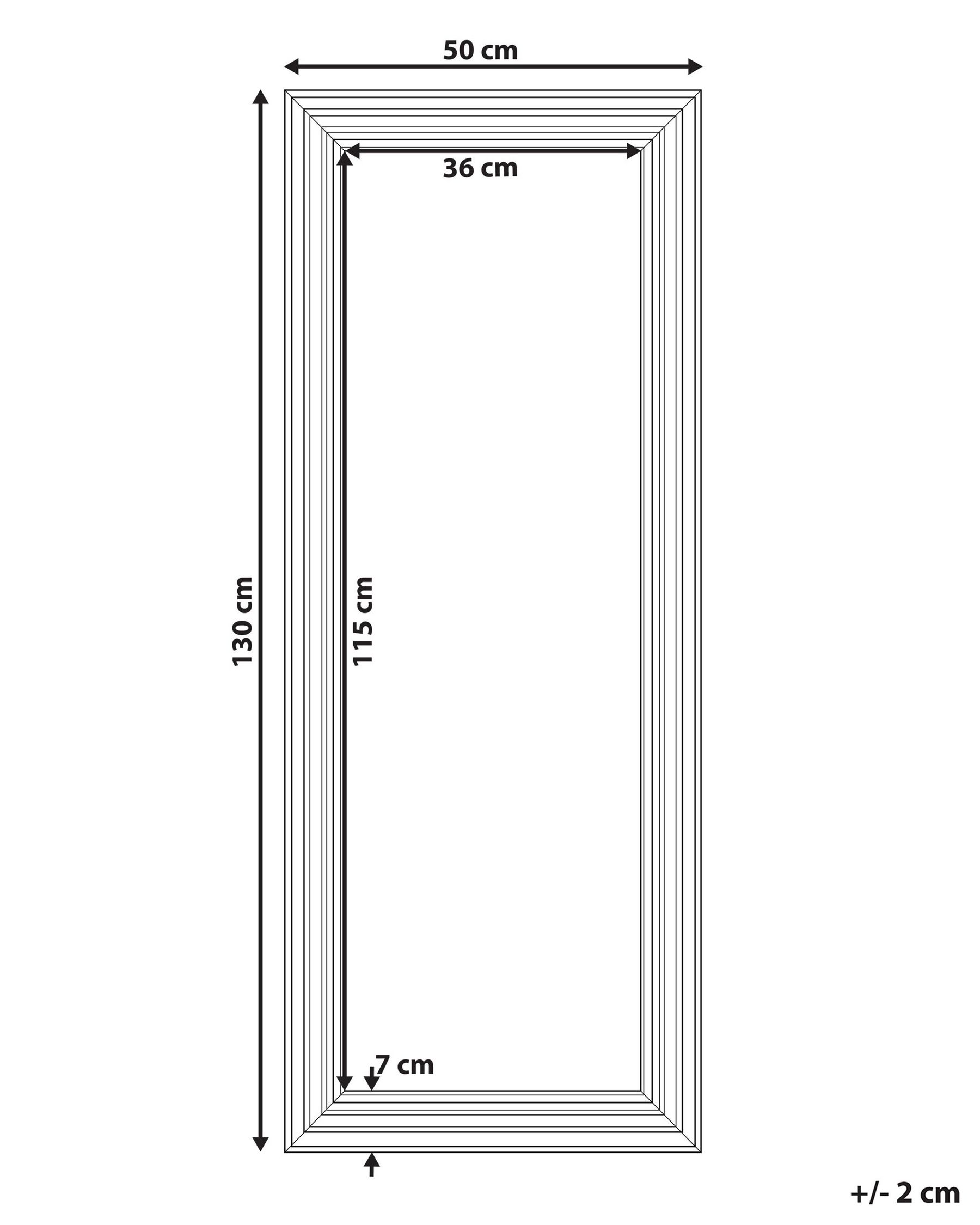 Wall Mirror VERTOU 50 cm 130 cm White_756705