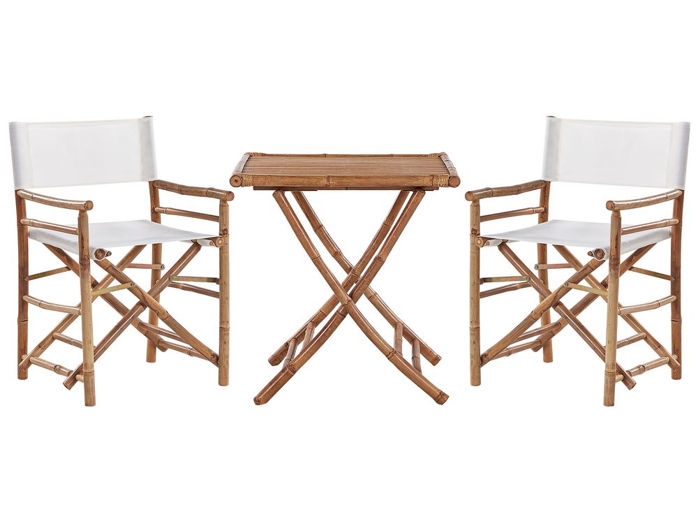 Bistro set Sklopivi MOLISE Bambusovo drvo Smeđi