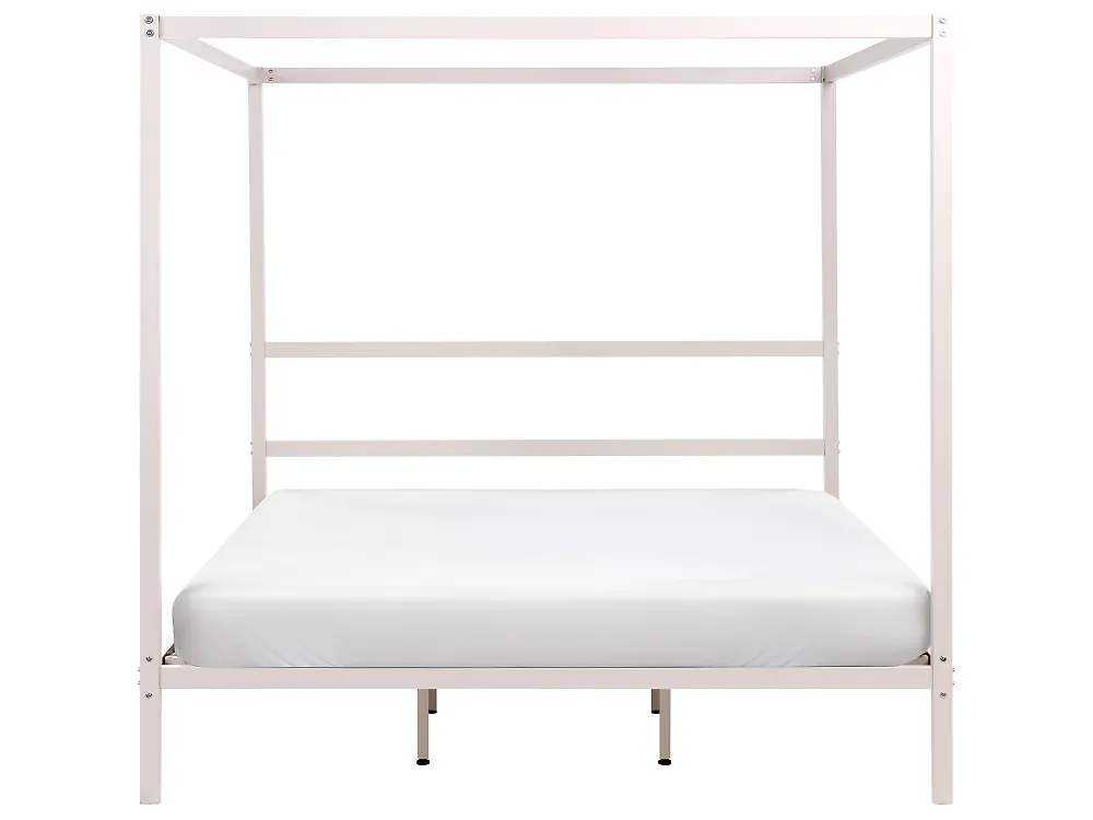 Himmelbett Metall LESTARDS 180 x 200 cm Hellbeige_1165333
