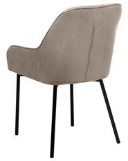 Set of 2 Dining Chairs LOVERNA Corduroy Beige_963159