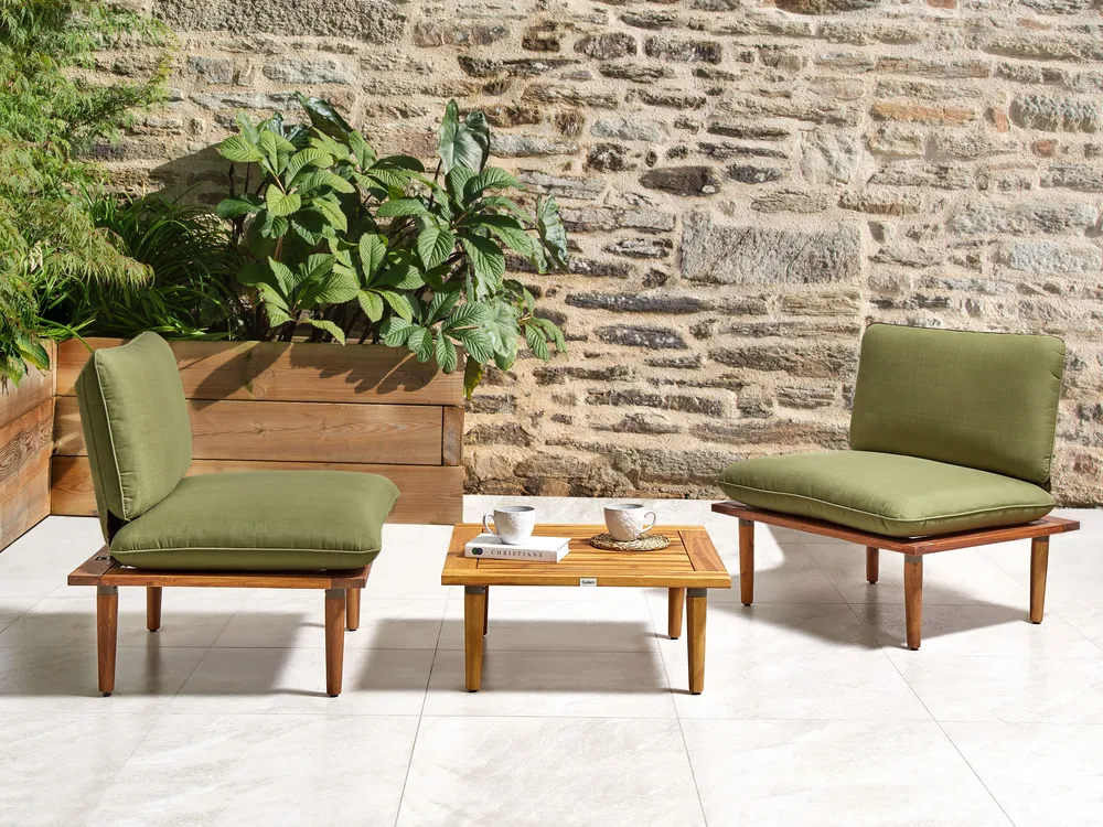 Outdoor Kissenbezug Set FRASCATI  Olivgrün