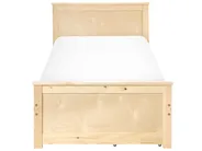 Bett mit 2 Schubladen DAUPHIN Kiefernholz Hellbraun 90 x 200 cm_1059762