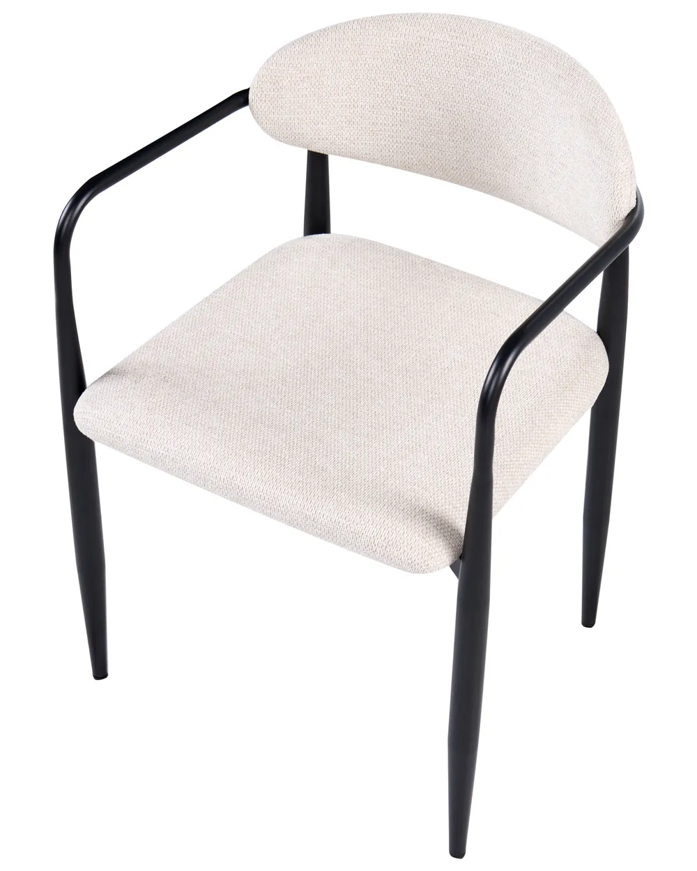 Esszimmerstuhl 2er Set TANEVIK Stoff Hellbeige_1059340