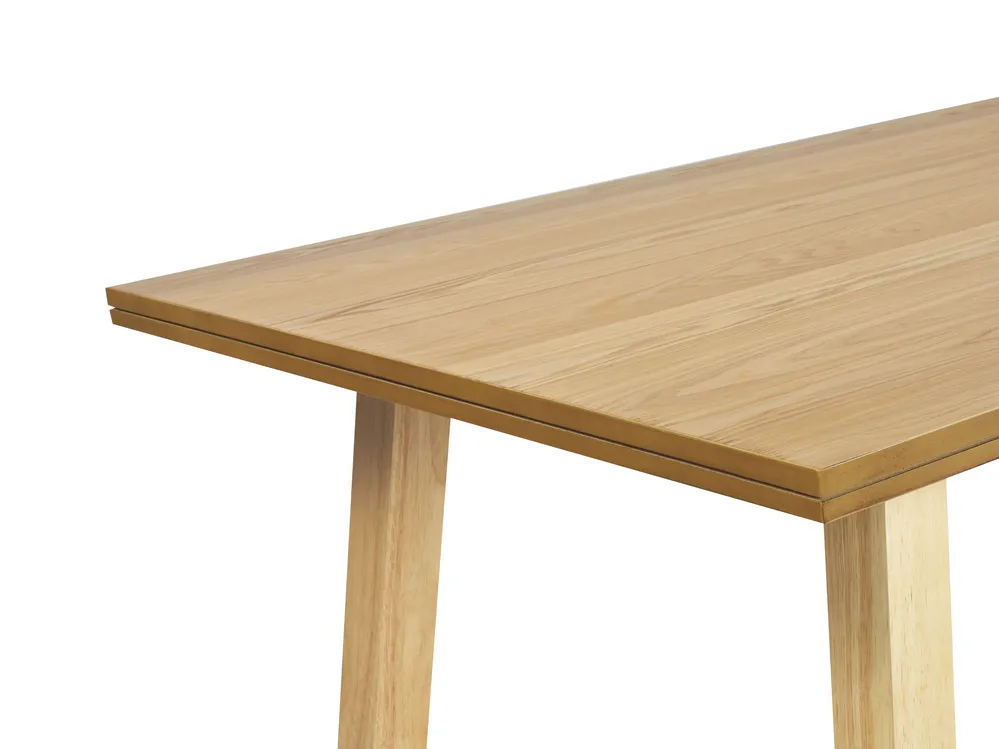 Esstisch BARNES Naturfarbene Esche 160 cm 90 cm_897129