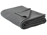 Bedspread RAGALA Cotton 220 x 240 cm Dark Grey_915790