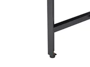 Outdoor-Küche 2er Set mit Spüle MAENZA Schwarz Metall_981453