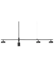 LED Pendant Lamp FOYLE Metal Black_847377