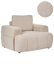 Fauteuil NARILLA Bouclé Beige_1161075
