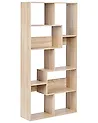 Bücherregal mit 6 Ebenen CHATEH 180 cm Hellbraun