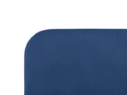 Bett mit Lattenrost Samtstoff FLAYAT 140 x 200 cm Marineblau_834199