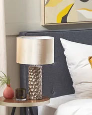 Tischlampe SANKURU Keramik Gold_822884