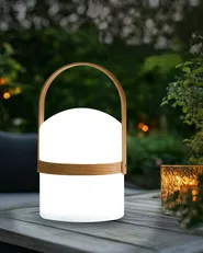 LED-Tischlampe für den Außenbereich ESTERO mit Fernbedienung Weiß_959677