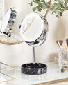 Kosmetikspiegel LED SAVOIE Schwarz / Silber