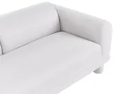 Sofa 3-Sitzer PORI Stoff Hellgrau_1060000
