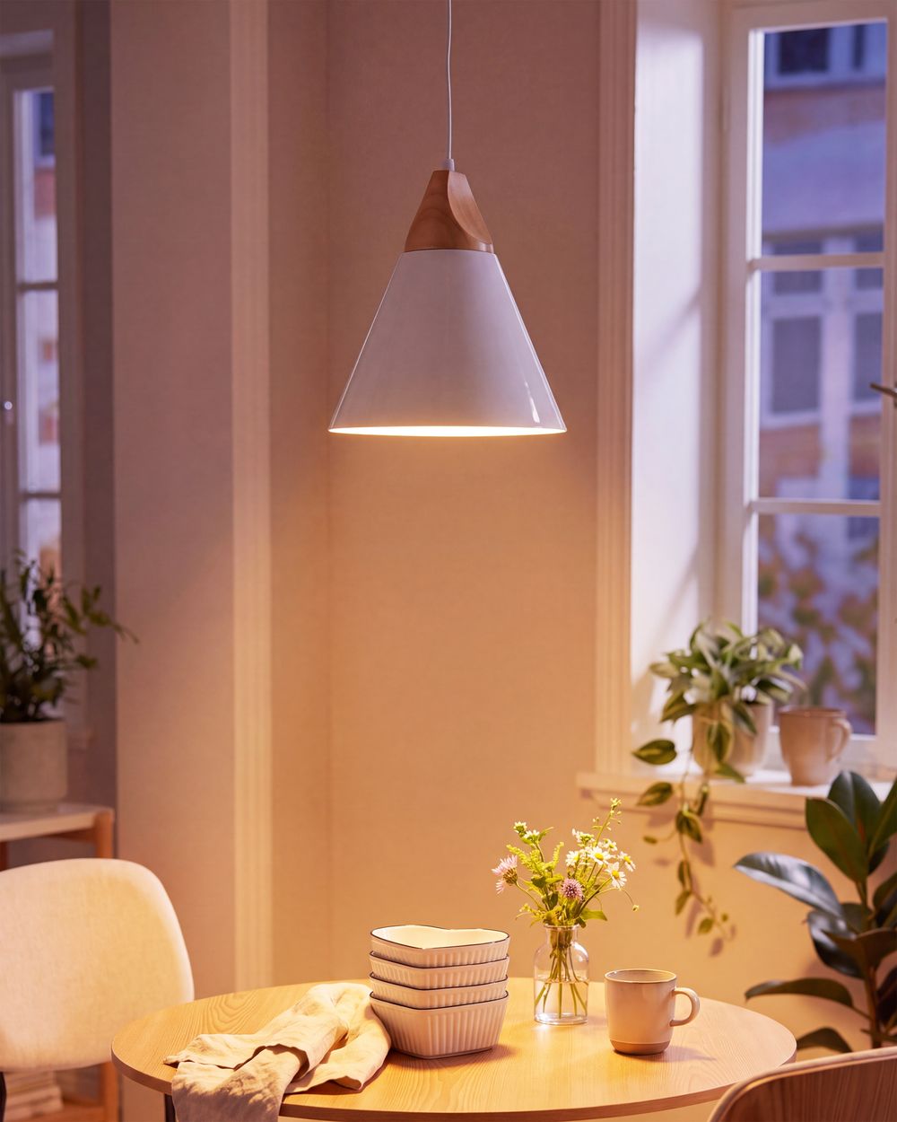 Lampe suspension ALBANO Métal Blanc