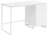 Schreibtisch LEXTON 120 cm x 60 cm Weiß