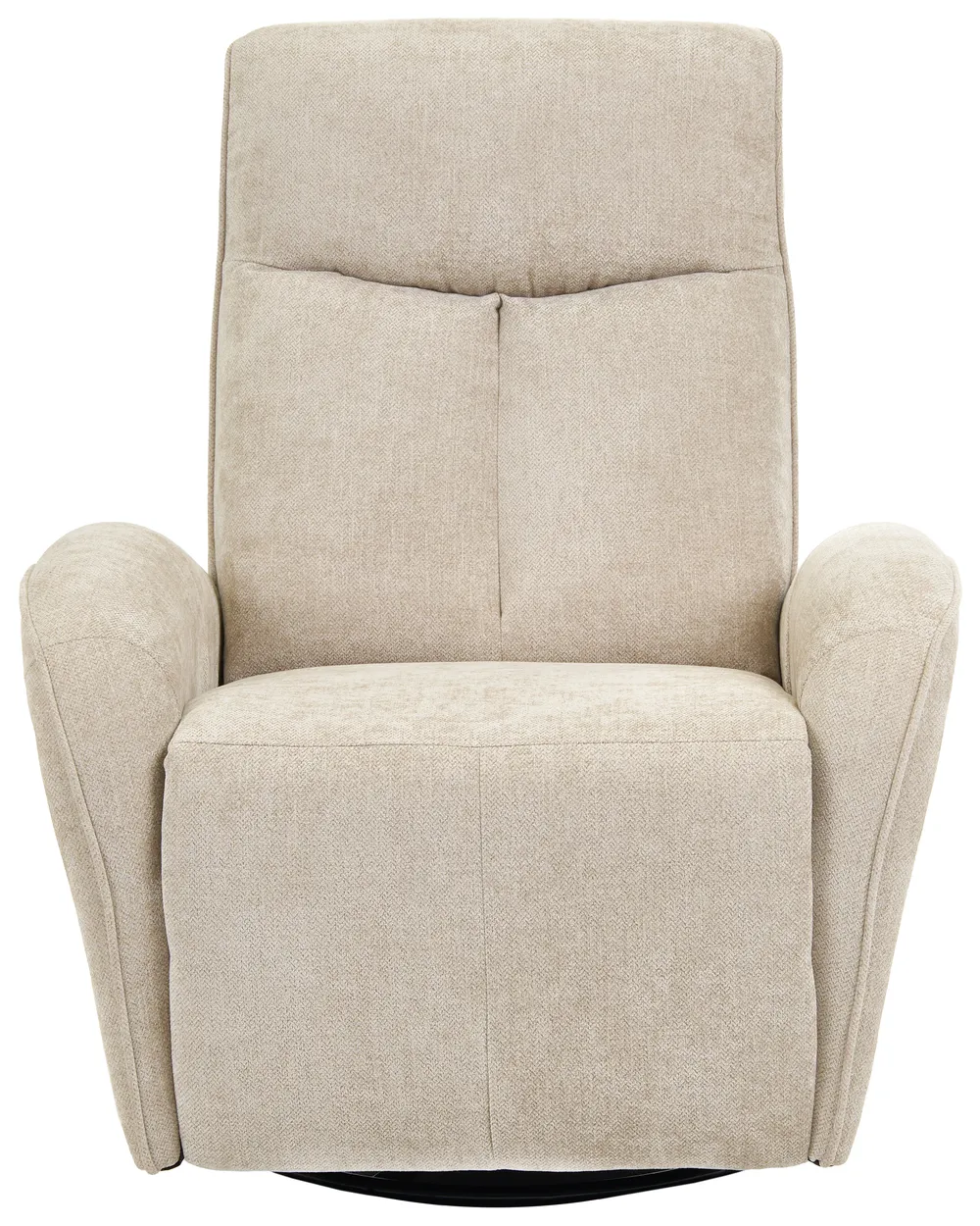 Schaukel-Fernsehsessel DANAE drehbar Chenillegewebe Hellbeige_1095595