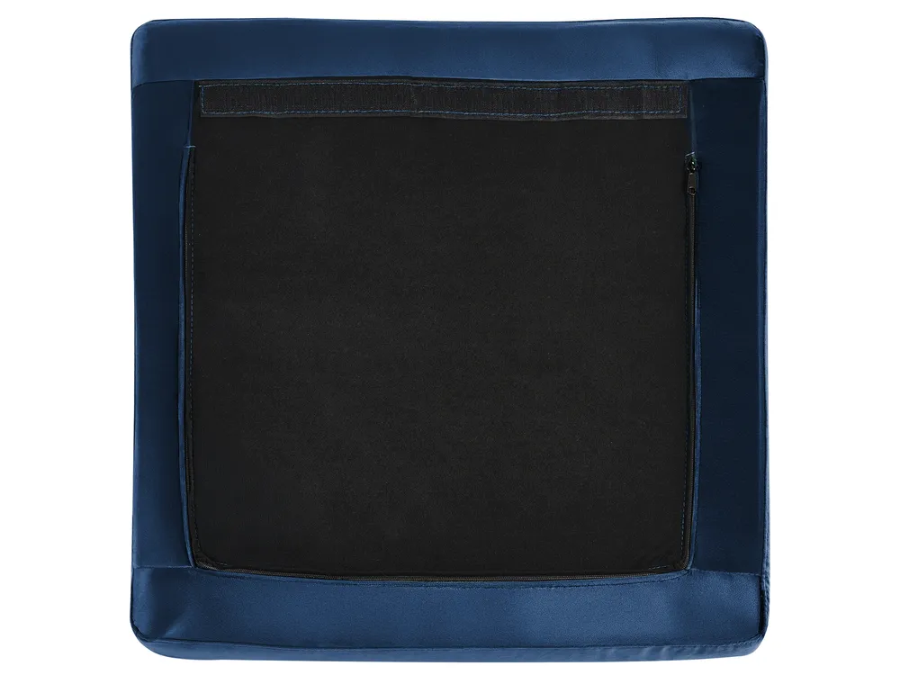 Ottoman EVJA Velvet Navy Blue_859615